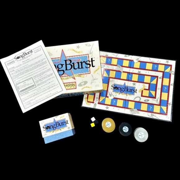 SONGBURST Country Western Edition Music Trivia Lyrics Game 1990s 1993 Hersch CO - Picture 1 of 6